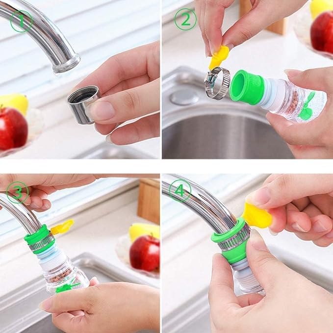 5v1 teleskopická hlavice na kohoutek, otočná o 360°