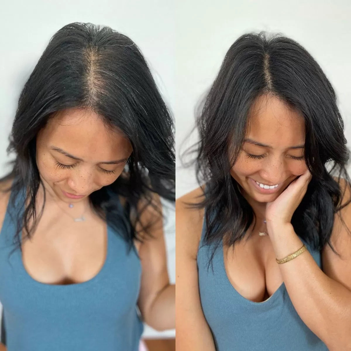 Pudr na Vlasy s Přirozeným Efektem a Stimulací Růstu