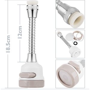 Univerzální flexibilní nástavec na kohoutek