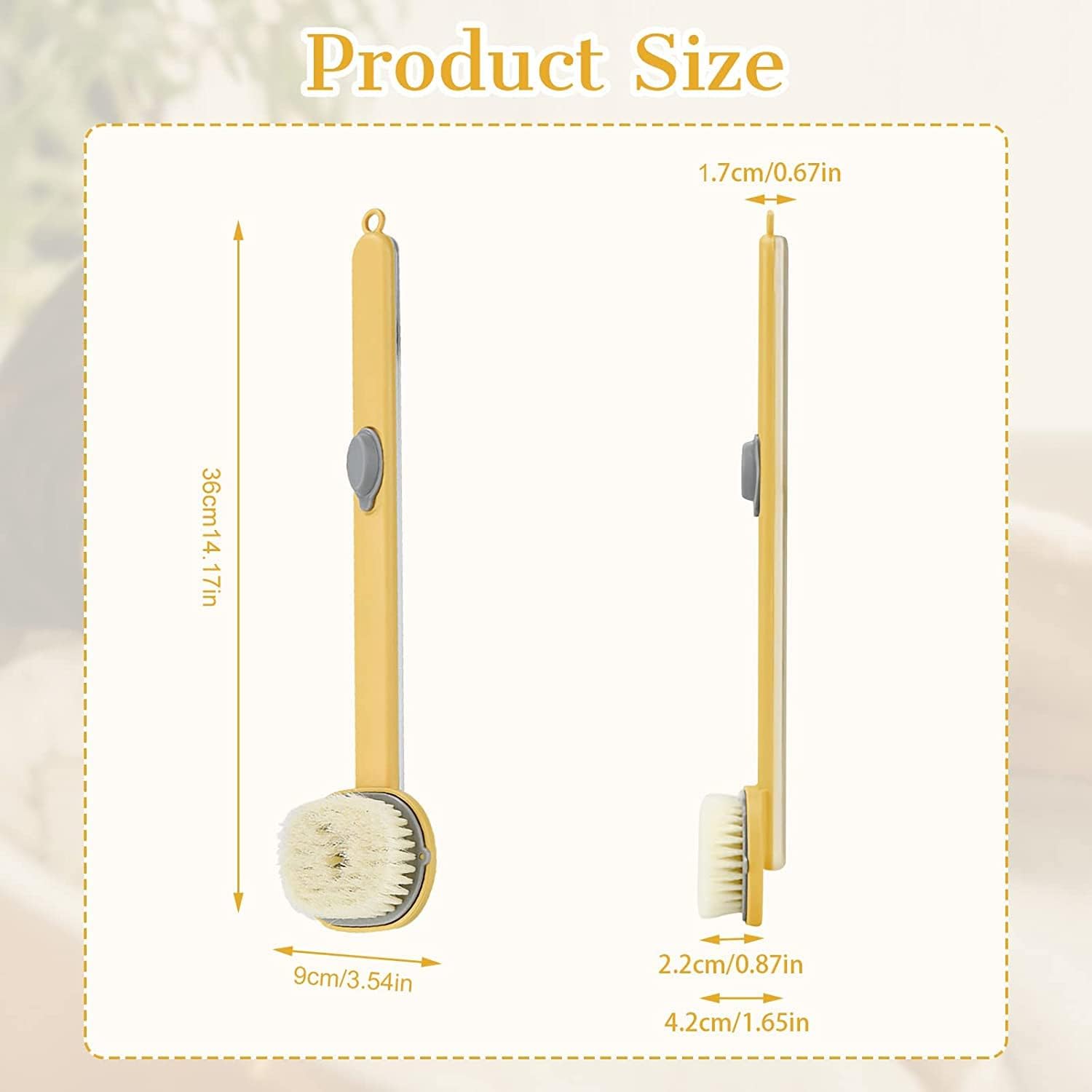 Exfoliační Kartáč s Přihrádkou na Mýdlo